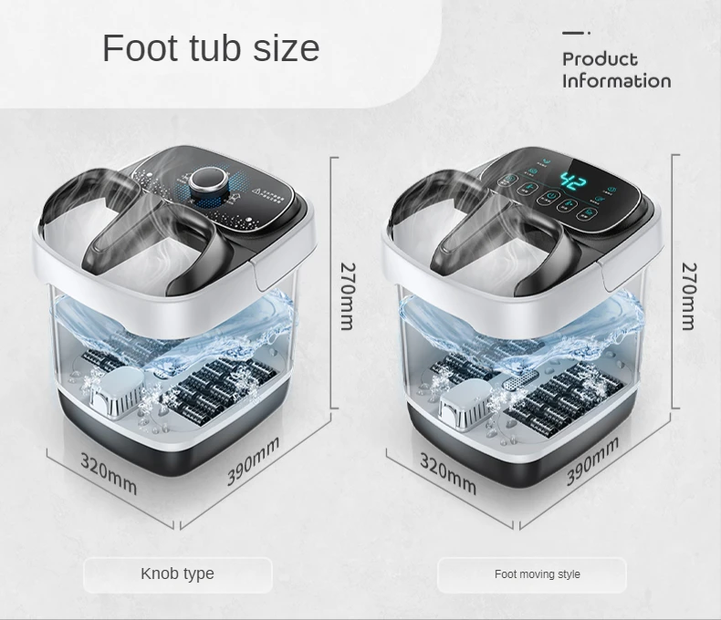 Premium Foot Spa Bath Massager with Heat, 12 Rollers, Digital Control, Pedicure Stone for Acupressure Shiatsu Massage, Foot Pain Relief, Adjustable Temperature, Home Foot Soak Therapy