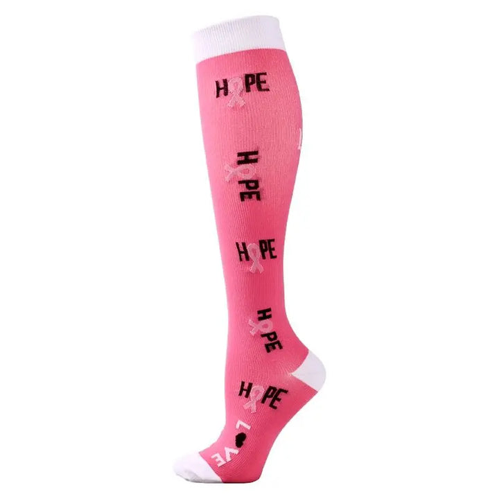 Premium Cycling Compression Socks for Men & Women – Prevent Varicose Veins, Edema & Diabetes – Knee Support for Running,