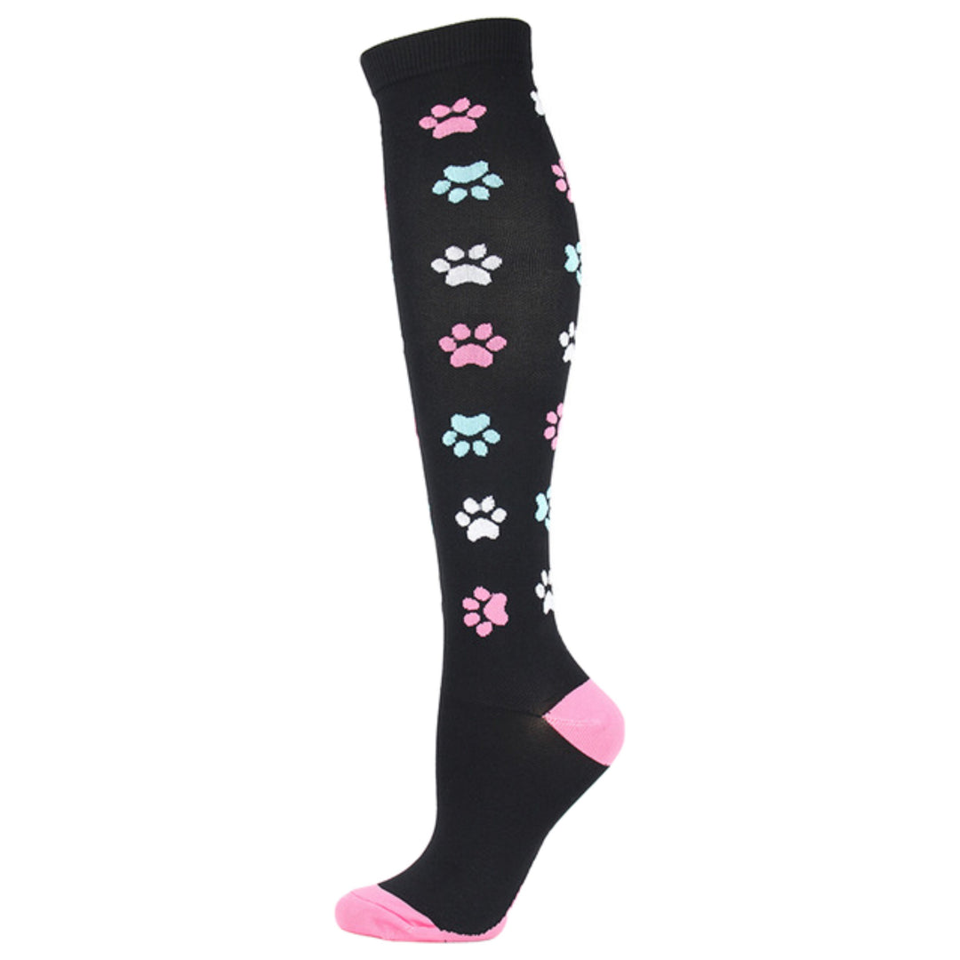 Premium Cycling Compression Socks for Men & Women – Prevent Varicose Veins, Edema & Diabetes – Knee Support for Running,