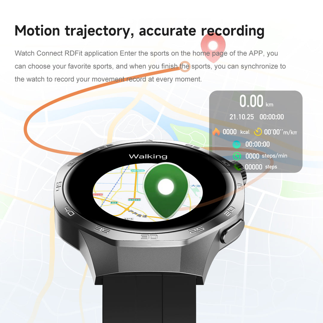 Premium AMOLED Smartwatch with AI, Bluetooth Calling, 100+ Sports Modes, IP68 Waterproof, Prayer Alerts, Health & Fitness 