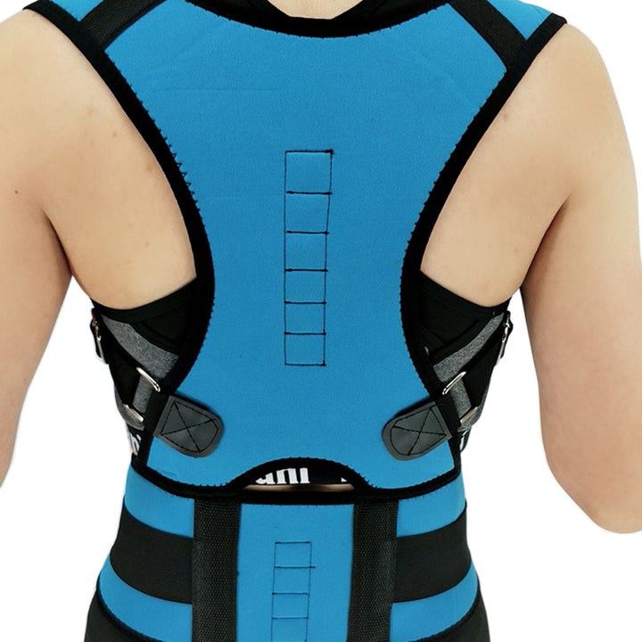 Premium Magnetic Therapy Posture Corrector for Scoliosis and Lumbar Support - Pain Relief Back Brace for Men and Women, 