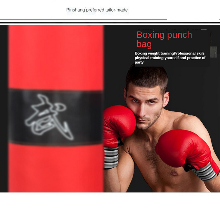 Premium Heavy Punching Sandbag – Durable Boxing Bag with Metal Chain Hook – Kick, Karate, Taekwondo Training – Includes  