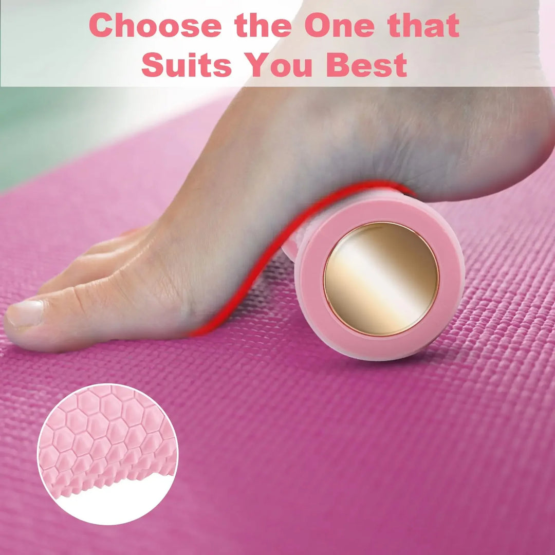 Premium Ergonomic Foot Massage Roller for Heel, Arch & Deep Muscle Relief, Portable Reflexology Massager for Gym, Exercise, 