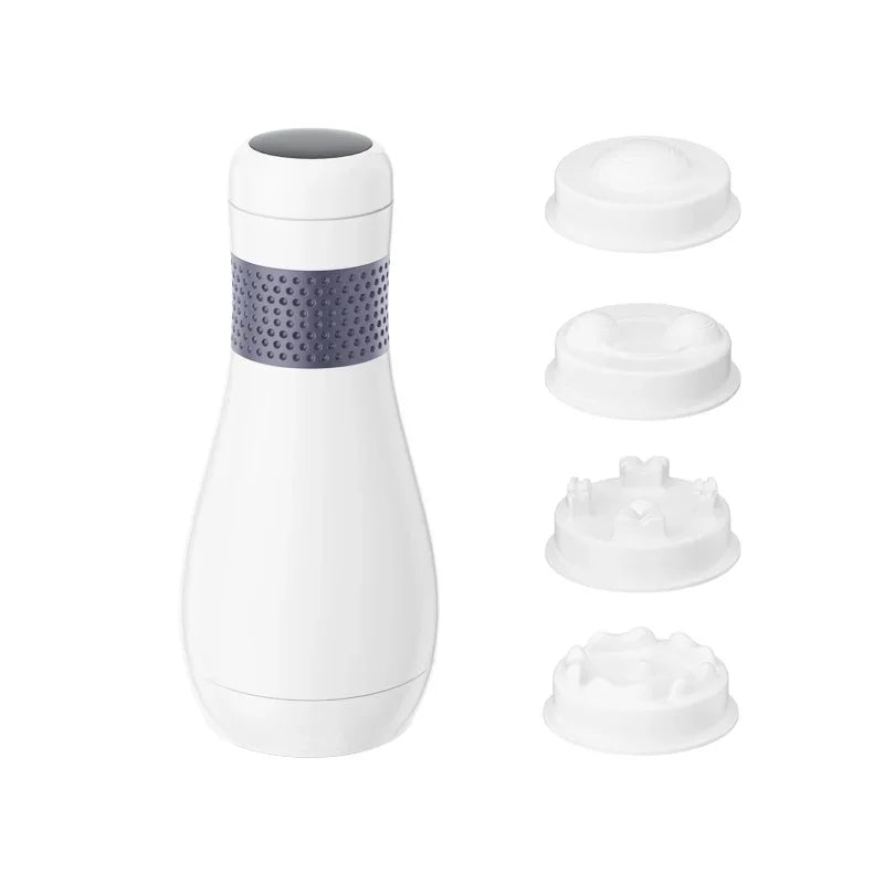 Premium Cordless Handheld Back Massager – Rechargeable 2000mAh Battery, 6 Adjustable Speeds, 4 Massage Nodes for Deep Tissue
