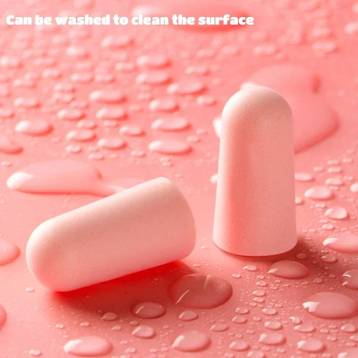Premium Noise Reduction Earplugs - 10/24/60pcs Comfortable Soft Foam Ear Plugs for Sleep, Anti-Noise Ear Protector, Effective